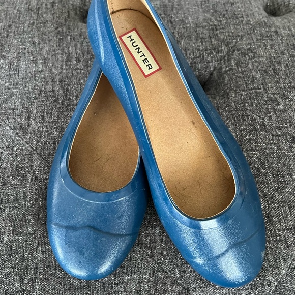 Hunter Shoes - Hunter rain ballet flats. Very good condition size US 8/UK 6/EU 39
